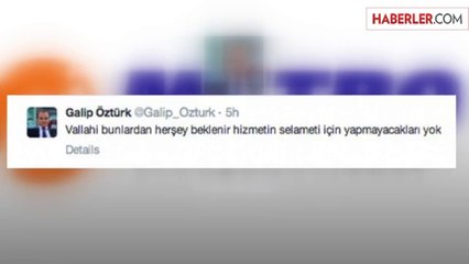 Galip Öztürk'ün Soma Tweetleri Tepki Çekti