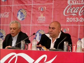 Συνέντευξη Τύπου τελικού Κυπέλλου Κύπρου 2014 (Κουτσοκούμνης)1