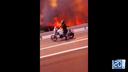 Скачать видео: Californie: Déjà les premiers incendies