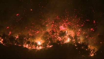 Une ville de Californie est la proie des flammes