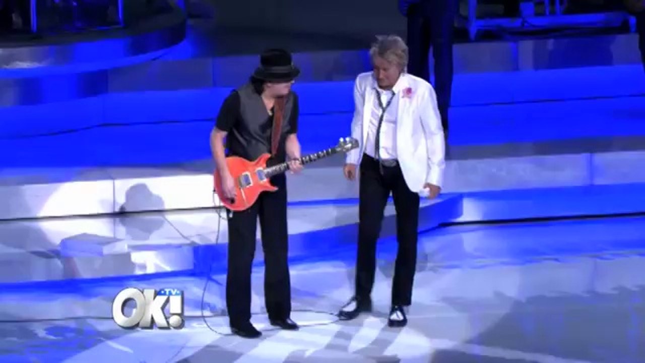 interview Rod Stewart & Carlos Santana - 2014 Las Vegas