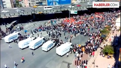 Mecidiyeköy'de Toma'lı Barikat