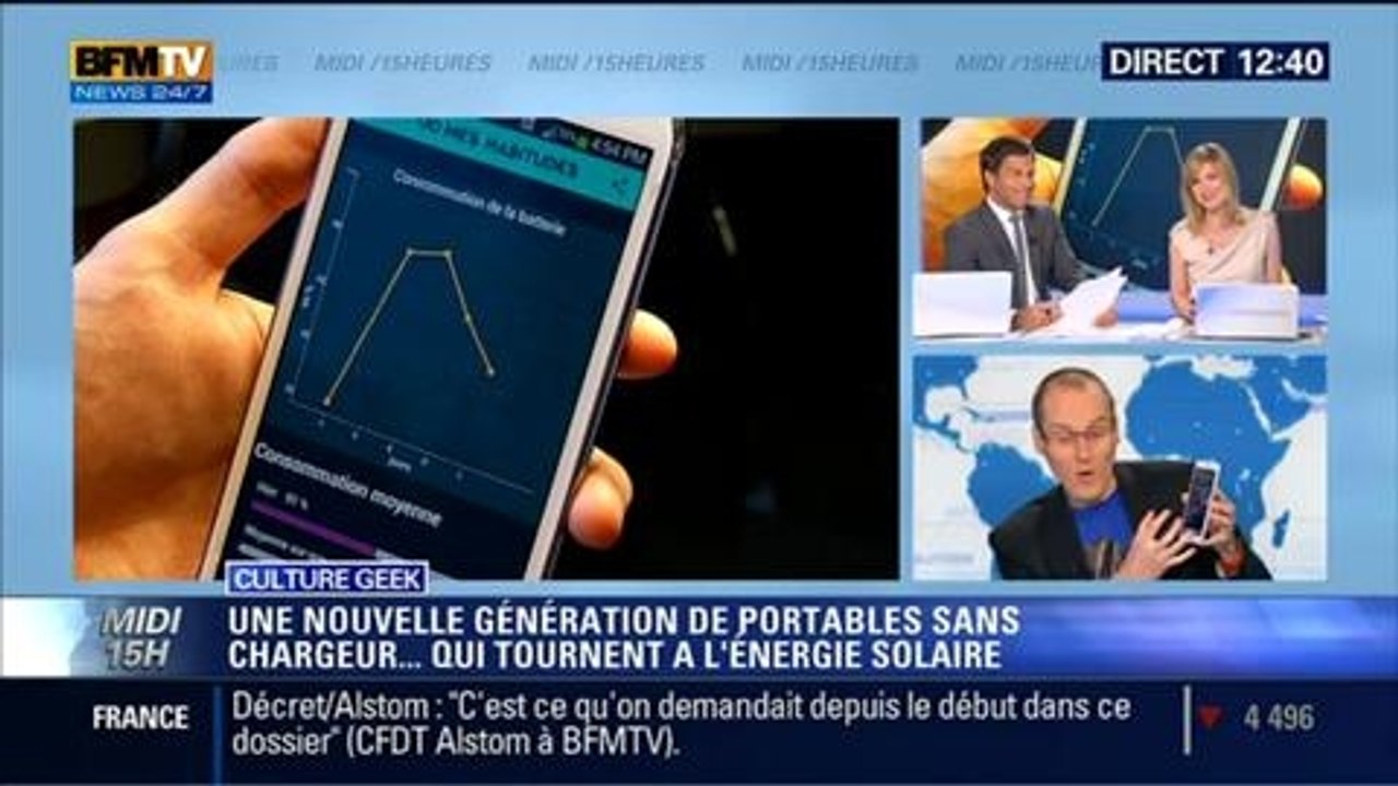 Culture geek: Une nouvelle génération de portables sans chargeur qui tournent à l’énergie solaire - 15/05