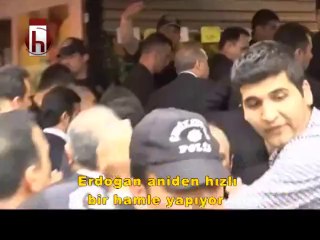 ERDOĞAN VATANDAŞI BAKIN NASIL YUMRUKLADI!