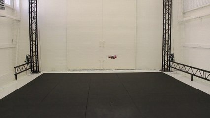 January 2014. X4 MaG Aerial Robot at Marseille's Flying Arena