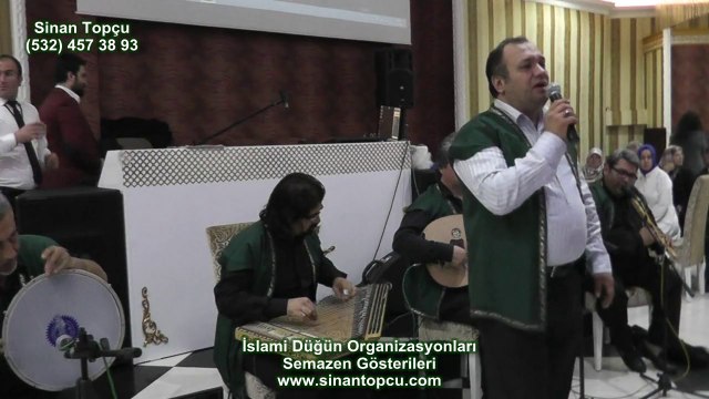 Sinan Topçu İzmir İlahi Grubu islami düğün programı ve semazen grubu izmir dini düğünler