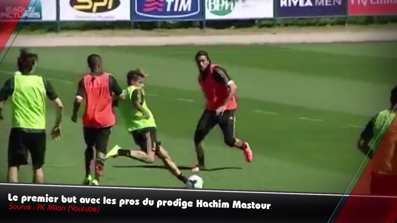 La pépite Hachim Mastour marque son premier but avec l'AC Milan