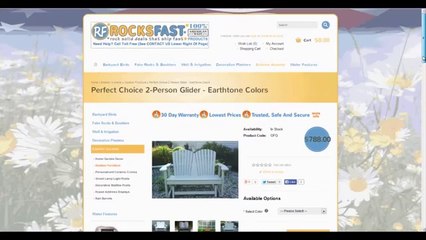 Glider Bench Outdoor Patio Rocker