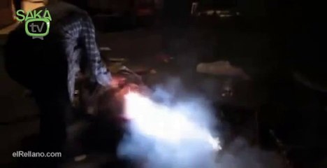 Poposuyla füze atan adam!