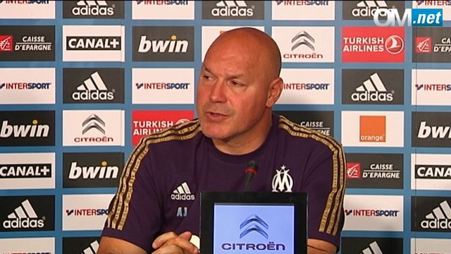 OM-Guingamp : José Anigo face à la presse