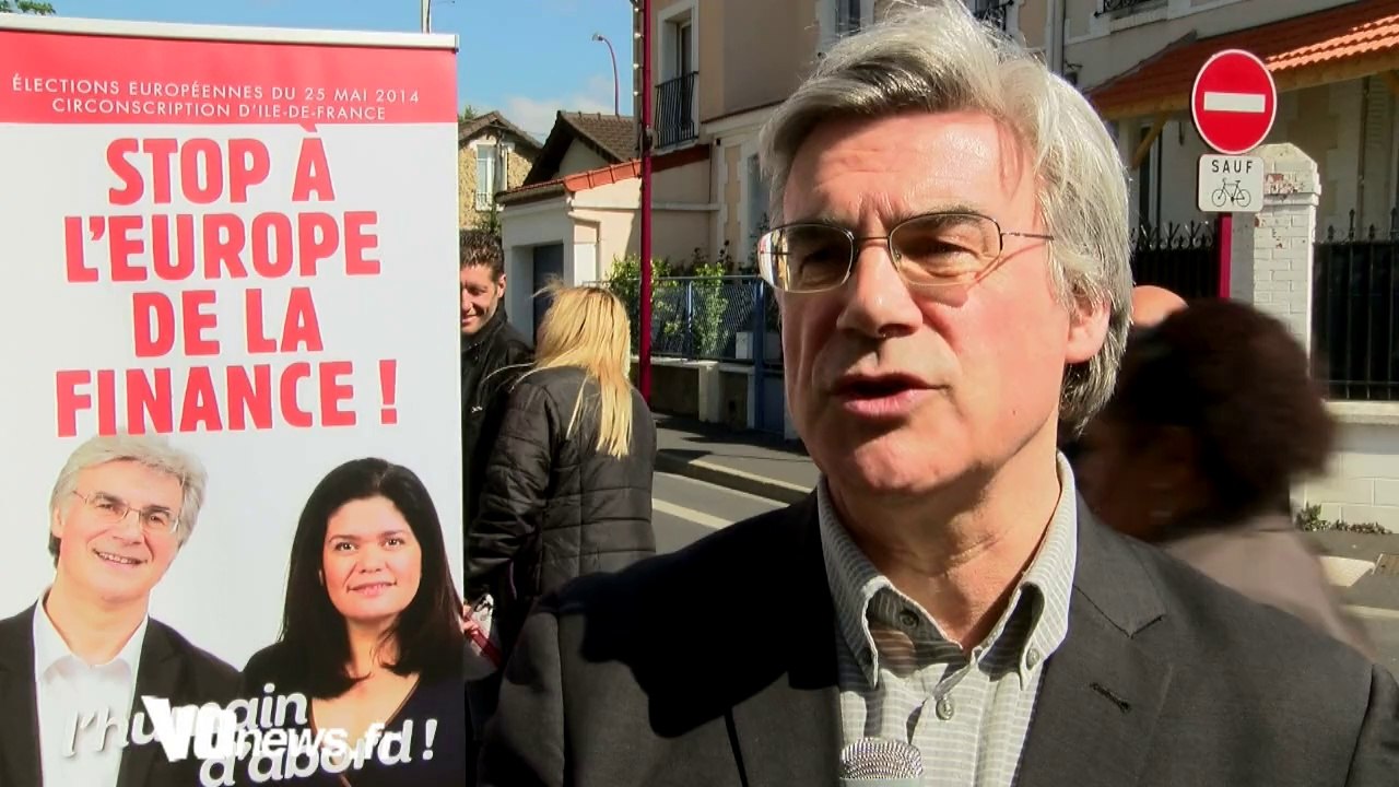 ITW Patrick Le Hyaric et Dominique Lesparre - Le Front de Gauche en campagne pour les européennes