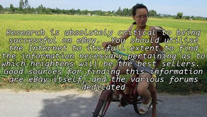 Learning how to be successful at selling on eBay