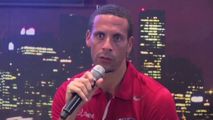 Ferdinand on his future, United and England as he meets Aguero in Singapore