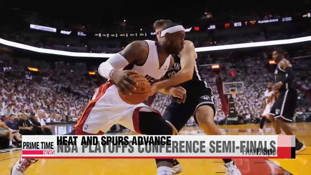 NBA Miami Heat, San Antonio Spurs advance to conference finals
