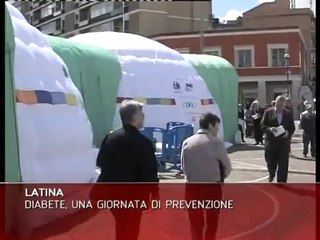 Download Video: LATINA: DIABETE, PREVENZIONE IN PIAZZA