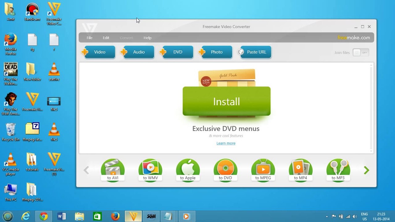 How to Convert FLV to Mp4 , Convert FLV to AVI ,Windows Media player supported files ?