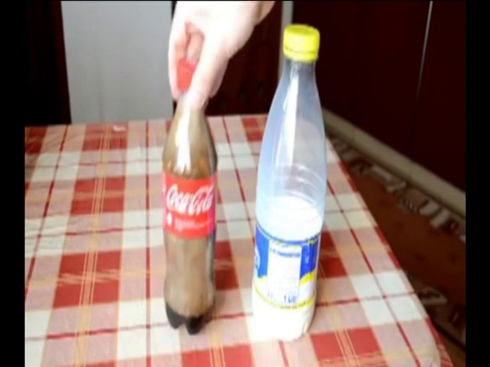 Réaction Coca+lait