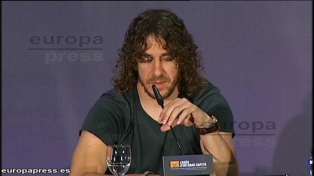 Carles Puyol dice adiós al Barça