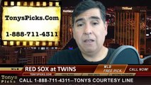 Minnesota Twins vs. Boston Red Sox Pick Prediction MLB Odds Preview 5-15-2014