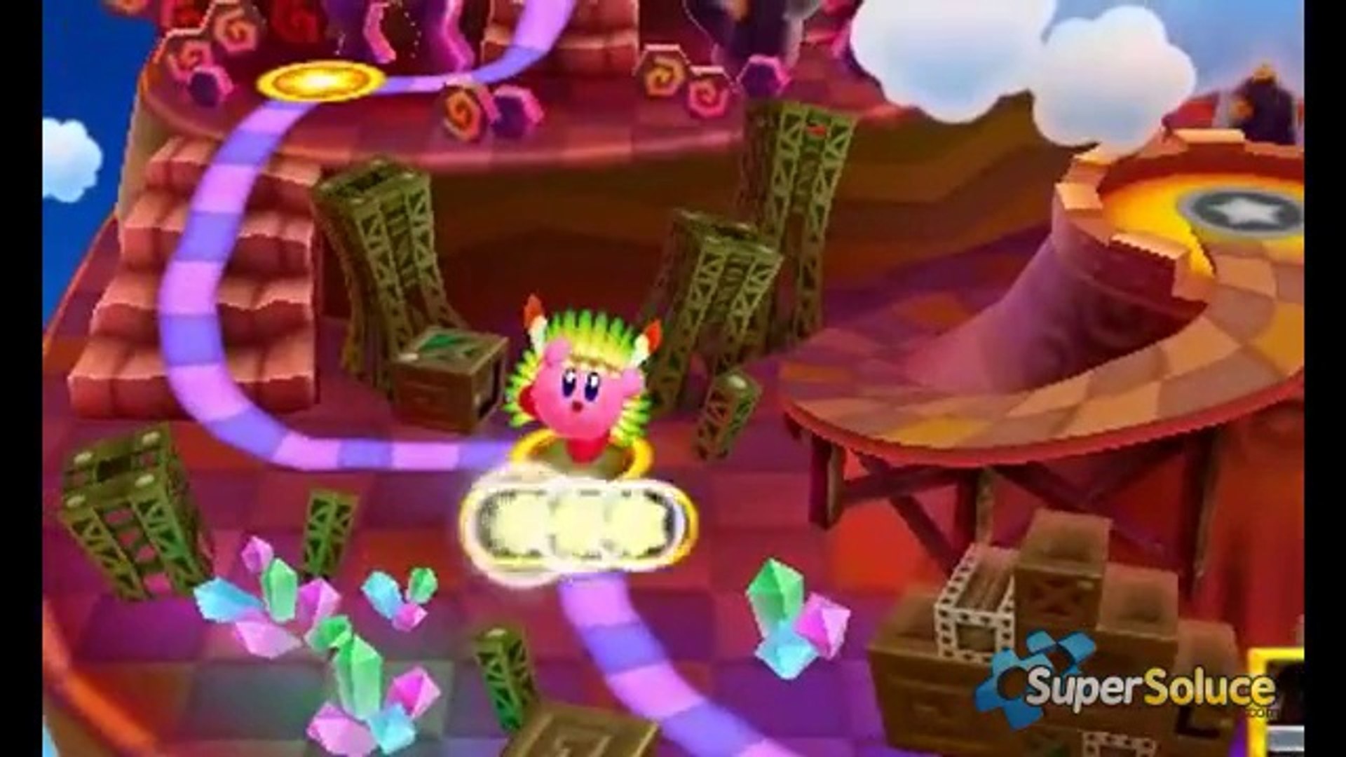Kirby : Triple Deluxe - Rochers Rocambolesques Etape 5-3 - Vidéo Dailymotion