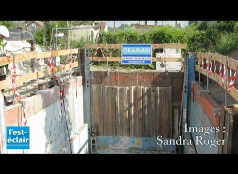 Romilly : un forage sous la ligne 4 pour raccorder les éoliennes au réseau