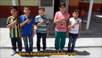 Karaman Cumhuriyet Nihat Arslan İlkokulu öğrencierinden 'SOMA' ya destek
