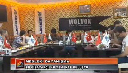 BİLGİSAYARCILAR YEMEKTE BULUŞTU