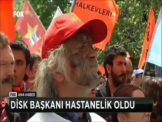 DİSK Başkanı Kani Beko iş bırakma eyleminde hastanelik oldu