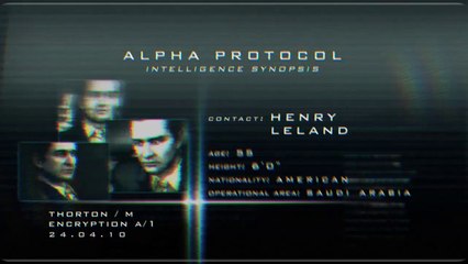 Alpha Protocol Leland Trailer