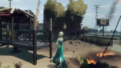 GTA IV   Queen Elsa of Arendelle (Frozen) EXAM Situation!!![1080P]