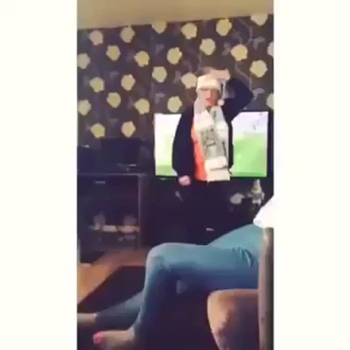 Two Manchester City fans prank their grandma