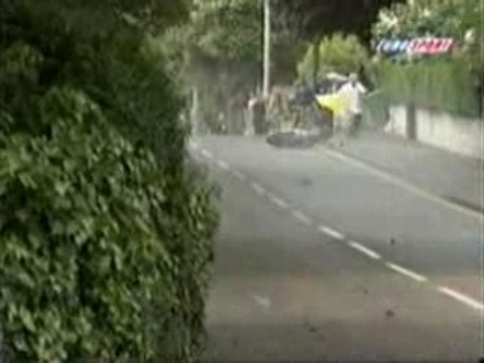 Chute en moto