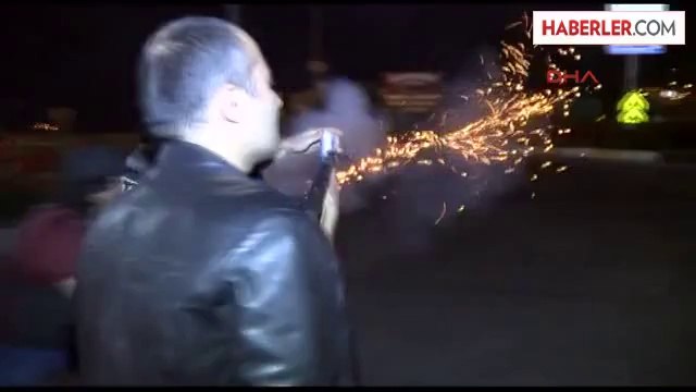 Gazi'de Soma Protestosuna Polis Müdahalesi