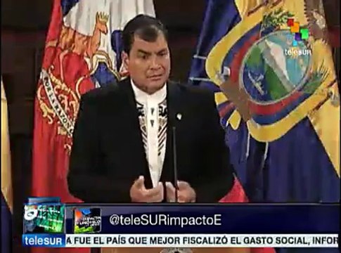 Pdte. Correa destaca progresos sociales en Chile