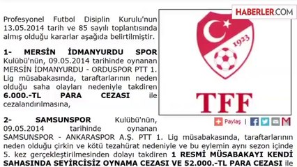 Samsunspor-Mersin İdmanyurdu Maçı Tarihe Geçecek