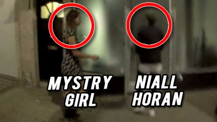 One Direction Niall Horan MYSTERY GIRL Tries To Sneak Out