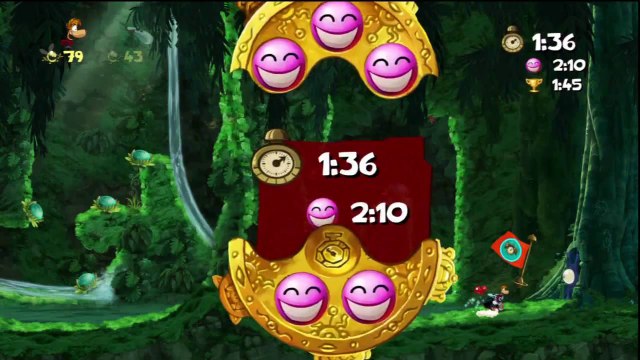 Rayman Origins - Jungle à bafouilles - Contre-la-montre