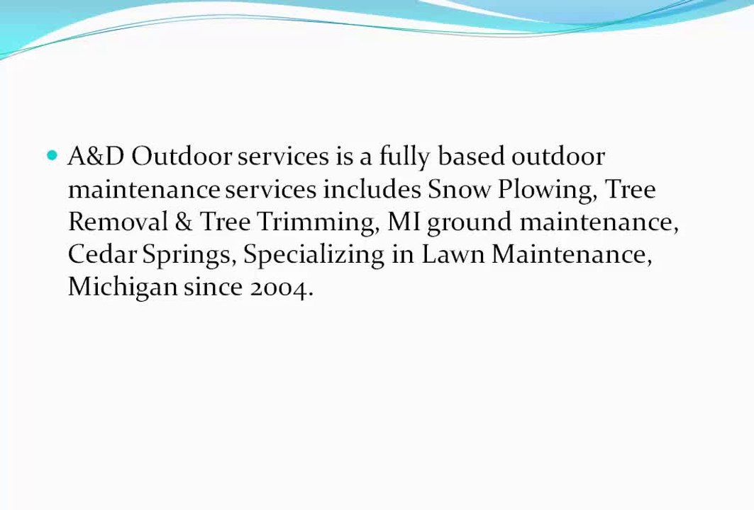 A&D Outdoor Services | Lawn Maintenance Services