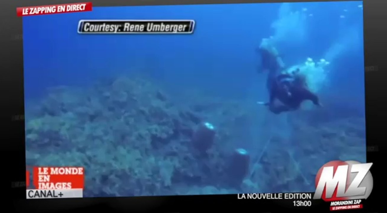 Vidéo Morandini Zap _ Elle se fait agresser par un homme en plongée sous marine - Replay TV