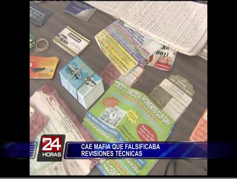 Callao: capturan a mafia dedicada a falsificar certificados de revisiones técnicas