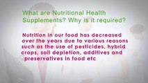 The truth about Nutritional and Dietary health Supplements