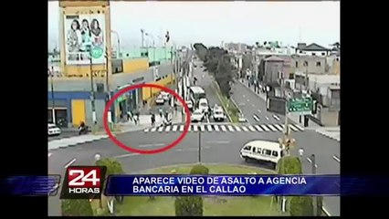 Este video probaría inocencia de taxista durante asalto en banco del Callao
