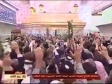 Opening Imam Hussain's shrine after 45 days. New Golden window (Zarih) made in I