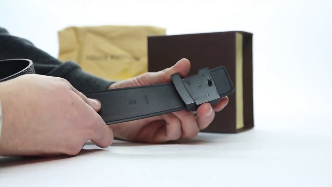 Win a Louis Vuitton Initials Damier Graphite Belt