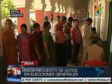 Comienza recuento de votos en las elecciones generales de la India