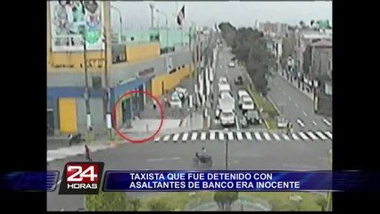 Liberan a taxista que fue detenido junto a asaltantes en el Callao