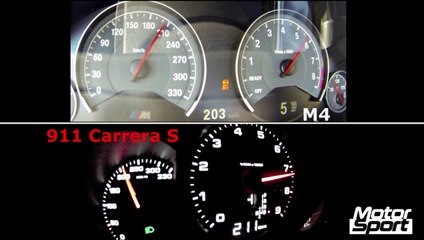 BMW M4 VS Porsche 991 Carrera S