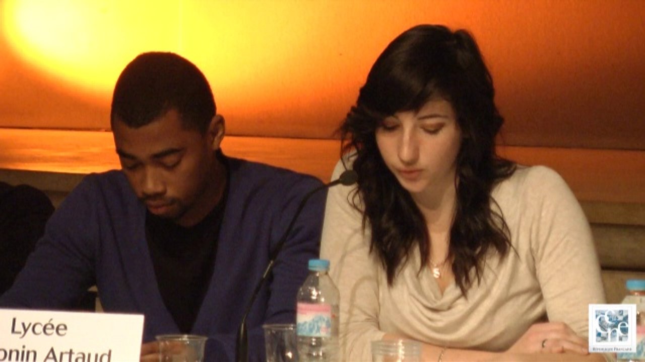 Journée de réflexion des lycéens - table ronde 2 : le regard des artistes sur les personnes âgées