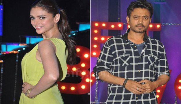 Irrfan Khan & Aditi Rao Hydari on the Set of NDTV Prime Ticket To Bollywood