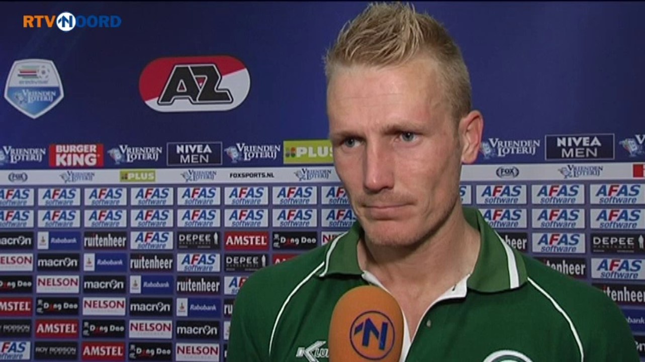 Nick van der Velden: Ik had niet het gevoel dat AZ kon scoren - RTV Noord